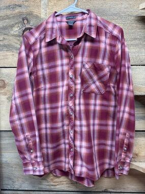 Eddie Bauer Plaid Button-Down Shirt